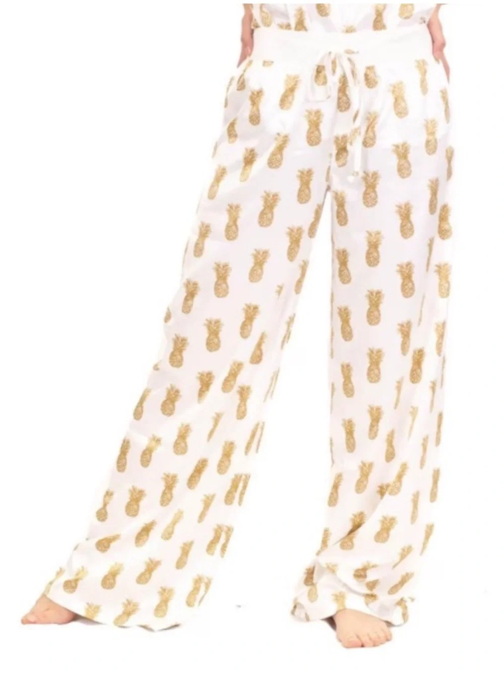 The Royal Standard - Pineapple Slumber Pants & Top Pajamas SET L